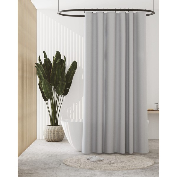 Zenna Home 5.5-Gauge Lightweight Recycled PEVA Shower Curtain Liner with