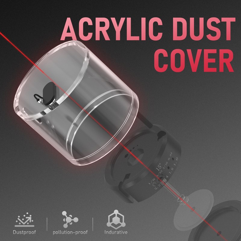 YESWELDER Acrylic Dust Cover for Tungsten Electrode Sharpener Grinder