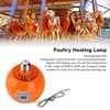 E27 Heating Lamp Auto Constant Temp Adjustable Poultry Heater Lamp