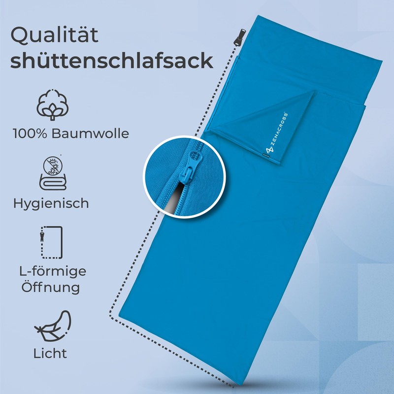 Zenacross - Cotton Sleeping Bag - Ultralight Sleeping Bag -