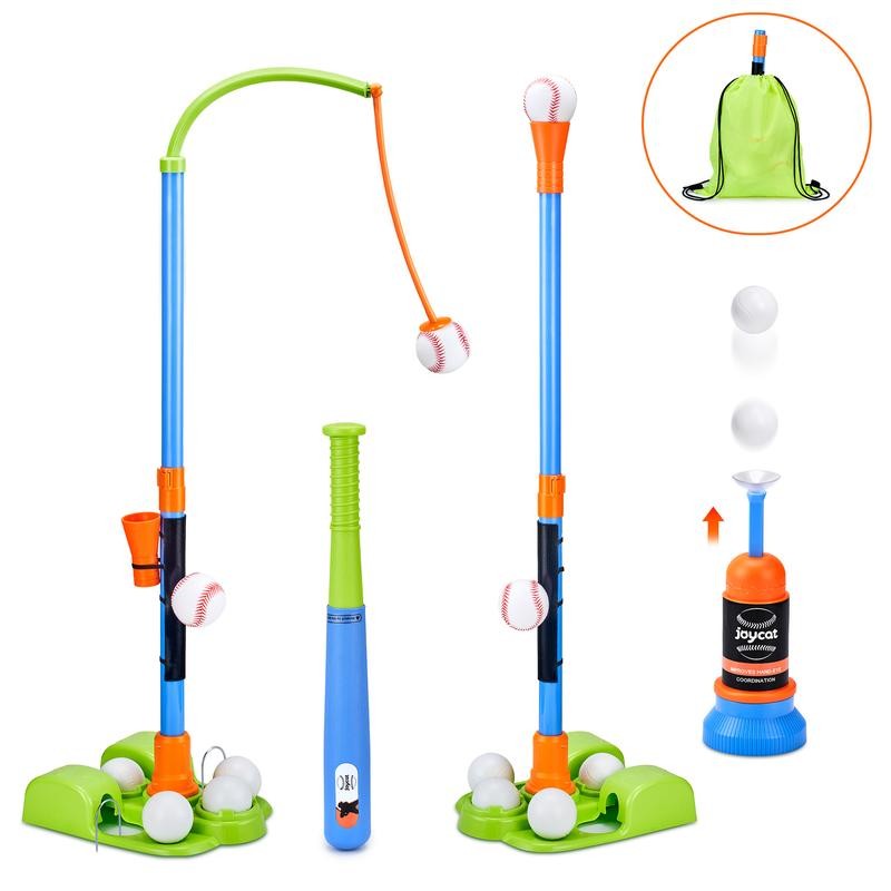 JoyCat 3-in-1 T Ball Sets, Baseball Training Equipment with Tee