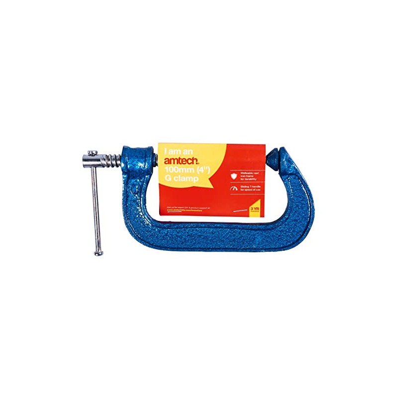 Amtech D0300 100mm (4") G-clamp