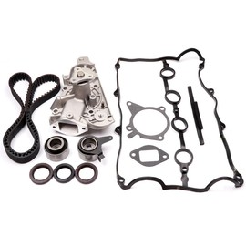 ASTOU Timing Belt Kit w/Water Pump Fit for Mazda for Miata 1.8L 1994-1997 1999-2000 Replace Timing Belt OEM - B660-12-700D