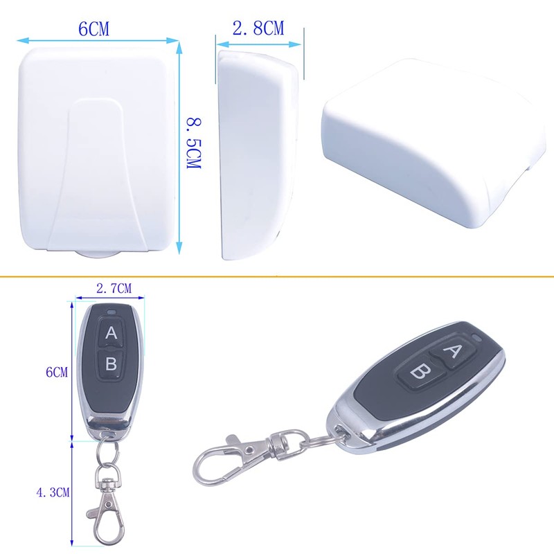 Wireless Remote Relay Switch DC 10A 12V-48V 24V 36V 2