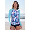 BesserBay Women Summer Swim SPF UPF Rashguard Loose Fit Sun