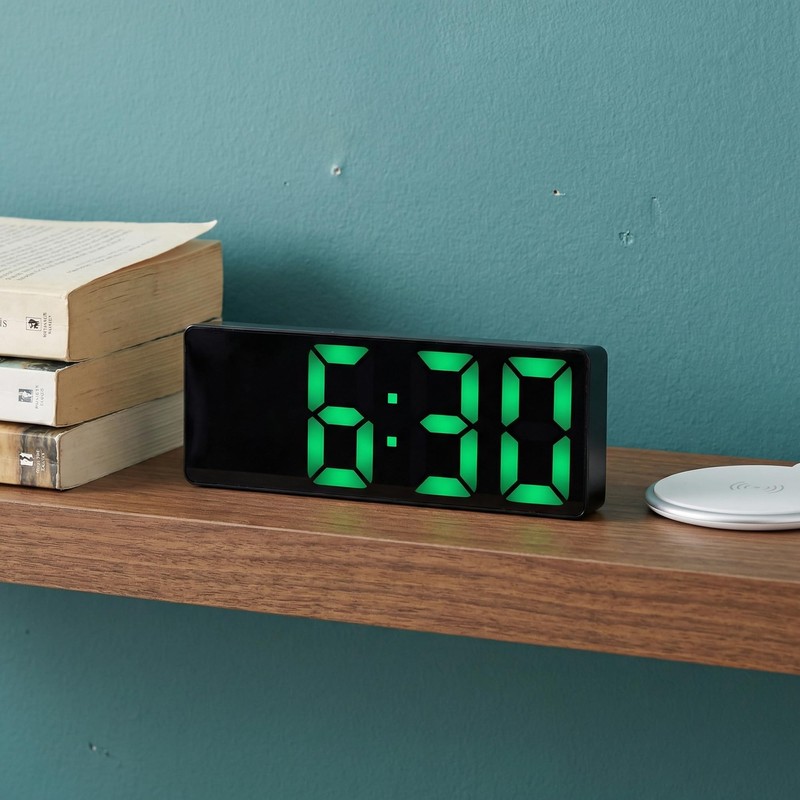 HMETOL Large Digital Alarm Clock Big Numbers for Seniors &