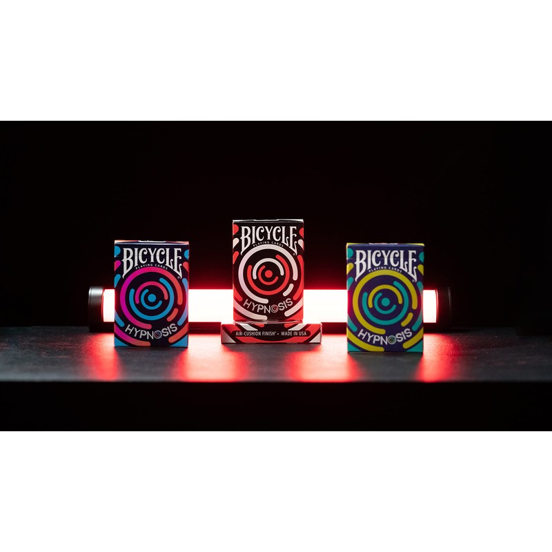 Bicycle Hypnosis Specialty Playing Cards, Red, Black, White Playing Card
