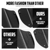 cooideamoto Motorcycle Air Heat Deflector Air Deflector Reflective Saddle Shields