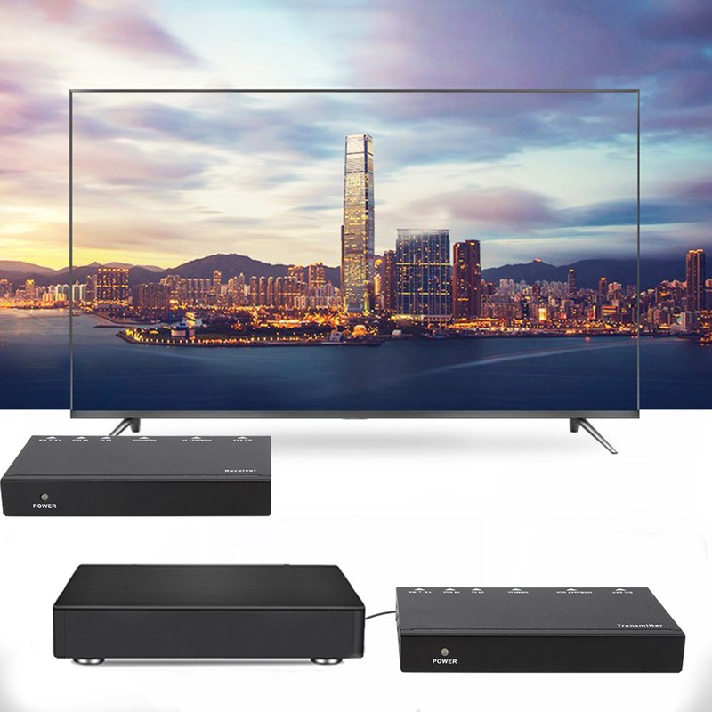 HDMI 70M Extender 4Kx2K 30Hz Support POC Function CAT6 Transmitter/Receiver