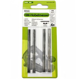 Set of 4 HM Reversible Blades / Planer Blades for Bosch Electric Planer PHO 20-82 / PHO 100 / GHO 40-82 C
