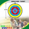25.5" Large kids Dart Board with 12 Sticky Balls, Kids