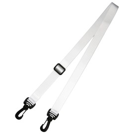 No BoRDER Replacement Shoulder Strap, 0.8 inches (20 mm) Width, Made in Japan, Bag Strap Belt FABLT White SN20MWH