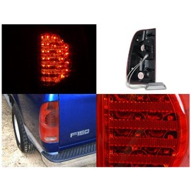 Spec-D Led Tail Lights Red