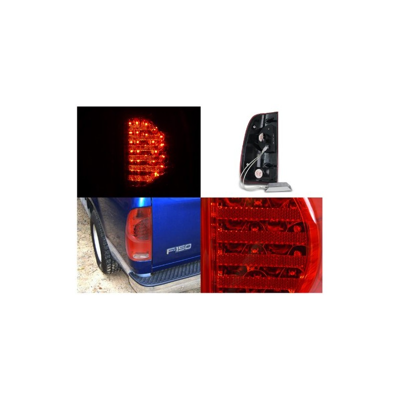 Spec-D Led Tail Lights Red