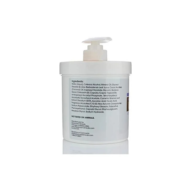 Vitamina C Crema Cuidado De La Piel Advanced Clinicals 454