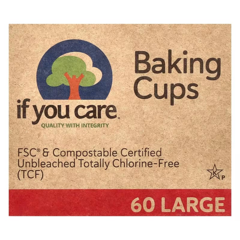If You Care Unbleached Large Baking Cups, 60 ct, 3