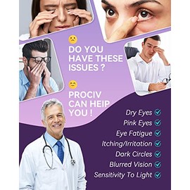 ProCIV Steam Eye Mask, Self Heating Heated Eye Mask for Sleep 30 Pack