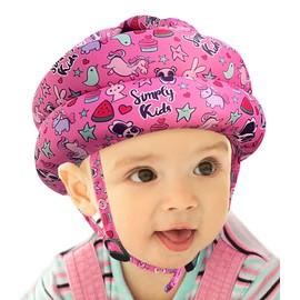 Simply Kids Baby Helmet for Crawling, No Bumps and Soft Cushion Infant Baby Safety Headguard I Toddler Helmets 1-2 Years Old, 6-12 Months (Unicorn)