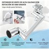 2 Piezas, Aireador Extensor De Grifo Giratorio De 1080 °,