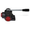 Hydraulic Rotary Diverter Valve, 3 Way, Closed Center, 32 GPM,