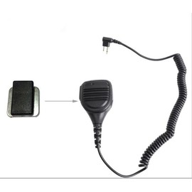 2Pack Handheld Speaker Mic Belt Clip Compatible with Motorola PMMN4021 4022 4013 4024 4025 4038 4040 4045 4051 4062A 4060 4071 4076 4084 4083 4090 4099 4104B NNTN8383 NNTN8382 HMN4112A HMN9051 HLN4606