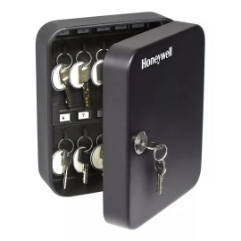 SentrySafe Caja Para 24 Llaves Seguro Con Llave Organizador Llavero Kit Color Negro
