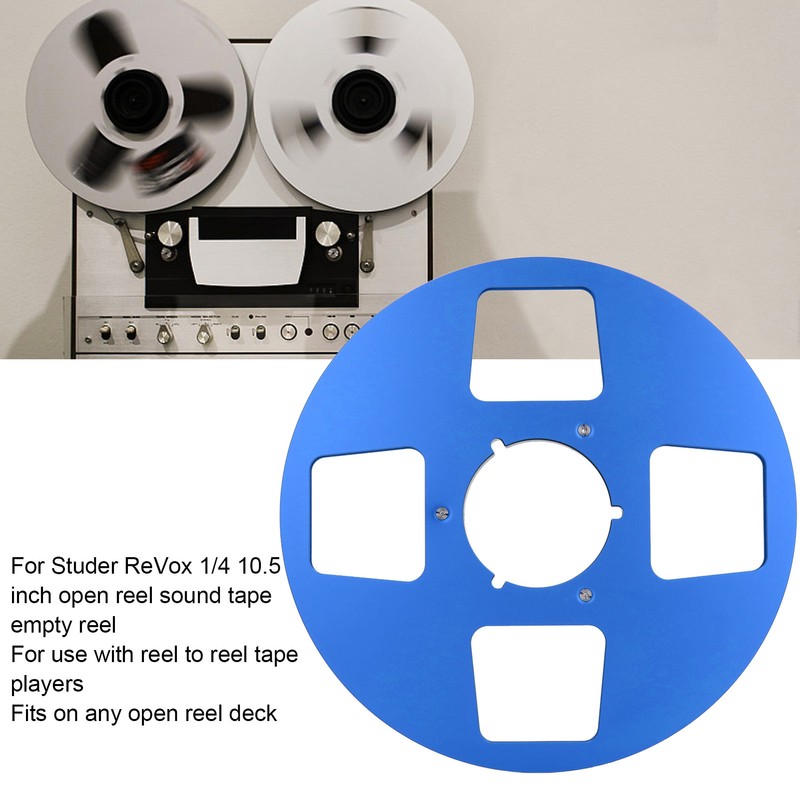 1/4 10.5 Inch Empty Tape Reel 4 Hole Aluminum Alloy