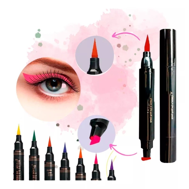 Universo en Linea Delineador De Ojos Sello Eyeliner Colores Larga