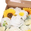 Artificial Flowers Combo Box Set Fake Flowers for DIY Wedding