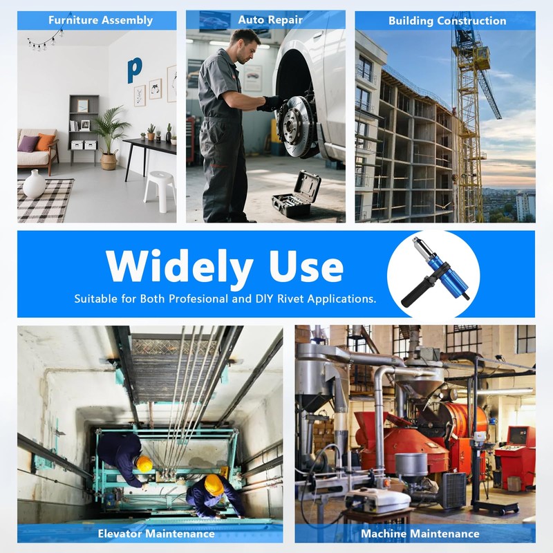 Universal Conversion Head for Blind Rivet Gun Electric Rivet GunHandheld