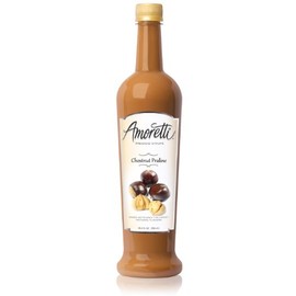 Amoretti Premium Syrup, Chestnut Praline, 25.4 Ounce (Pack of 12)