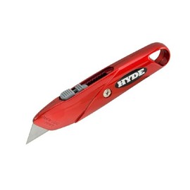 Hyde Tools 42074 Top Slide Utility Knife, Red (Mini Card Packaging)