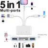 Lector de tarjetas de memoria 5en1, adaptador USB y lector