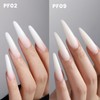 YOKEFELLOW Pureform Poly Nail Gel 50g, HEMA & TPO Free,Milky