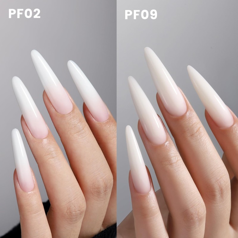 YOKEFELLOW Pureform Poly Nail Gel 50g, HEMA & TPO Free,Milky