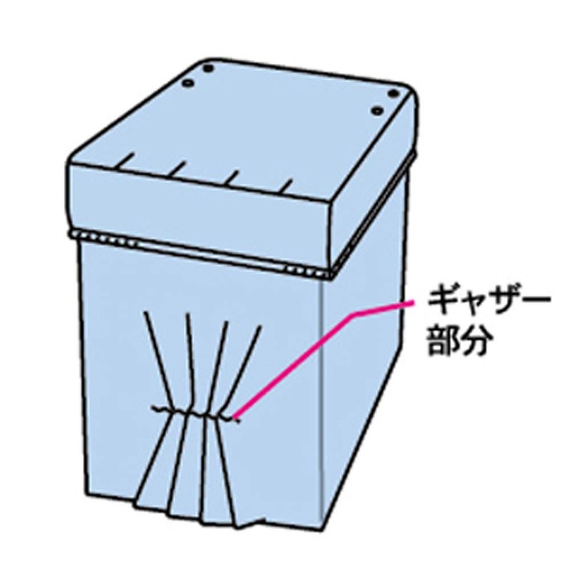 Towa Sangyo Washing Machine Cover, All-Purpose Type, Fully Automatic, 15.4