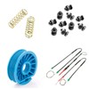 LST Window Regulator Repair Kit Pulley Pulley Clips Front Left