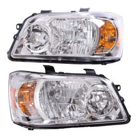 Fronimo Headlight Set Compatible with Toyota Highlander 2004 2005 2006 Set of 2 Left and Right Headlight Halogen Headlights Headlamp 8117048280-PFM, 8113048280-PFM