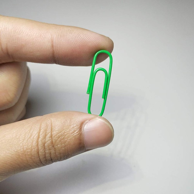 28mm Color Zem Clips, Small, 6 Colors Included (200 Pieces)