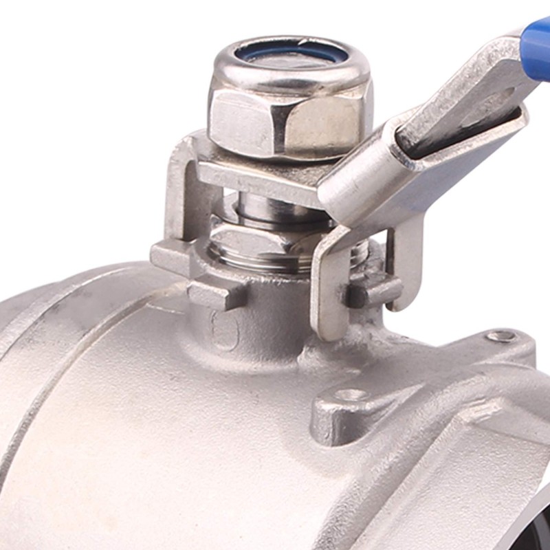 DERNORD Stainless Steel 304 Ball Valve, 2-Piece Full Port Heavy