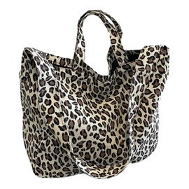 BAUIOREAD 1 piece Leopard Print Hobo Bag - Large Capacity Slouch Tote for Women, Lightweight & Durable, Perfect for Work/Travel, Stylish Shoulder Bag for Daily Use