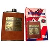 British Souvenir Stainless Steel Hip Flask with London Union Jack