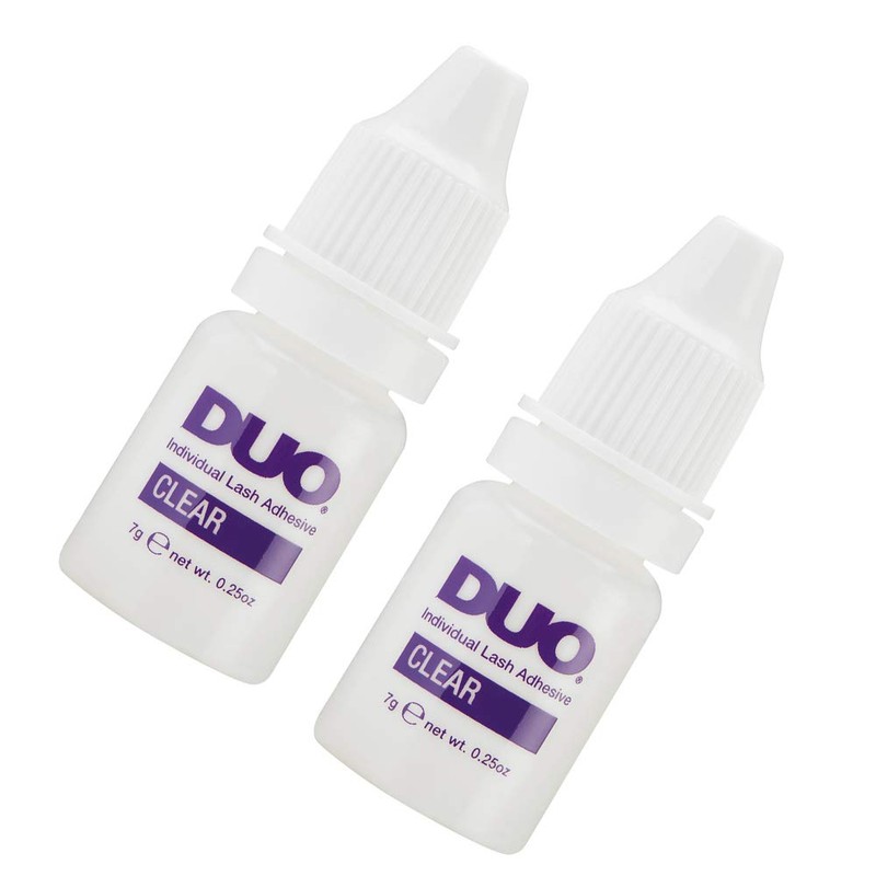 DUO Individual Lash Adhesive, for False Individual Lashes, Clear, 0.25