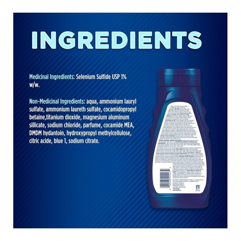 Selsun Blue Normal Oily Hair Anti-Dandruff Shampoo 300ml x3 bottles