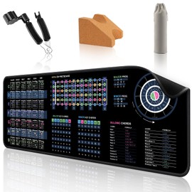 2F22E Guitar Mat & Portable Guitar Work Mat - 43.3 * 15.7 Inch Guitar Mat Pad, Guitar Repair Mats Make It Easier to Repair Your Guitar