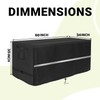 Deck Box Cover Heavy Duty Waterproof Deck Box with Handle,
