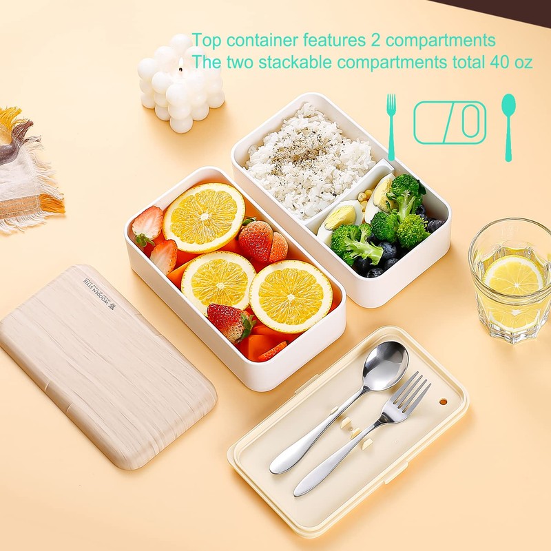 Original Bento Box Lunch Boxes Container Bundle Divider Japanese style