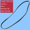 SPARES2GO Poly V Drive Belt 1281J5PJE for Logik Washing Machine