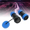 Waterproof Plug Socket Connector 380V 45A Welding Free Female Male
