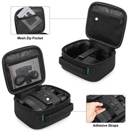 CURMIO Night Vision Goggles Carrying Case, Storage Bag for Tactical Night Vision Binoculars, SD Card and Data Cables, Black (Bag Only)